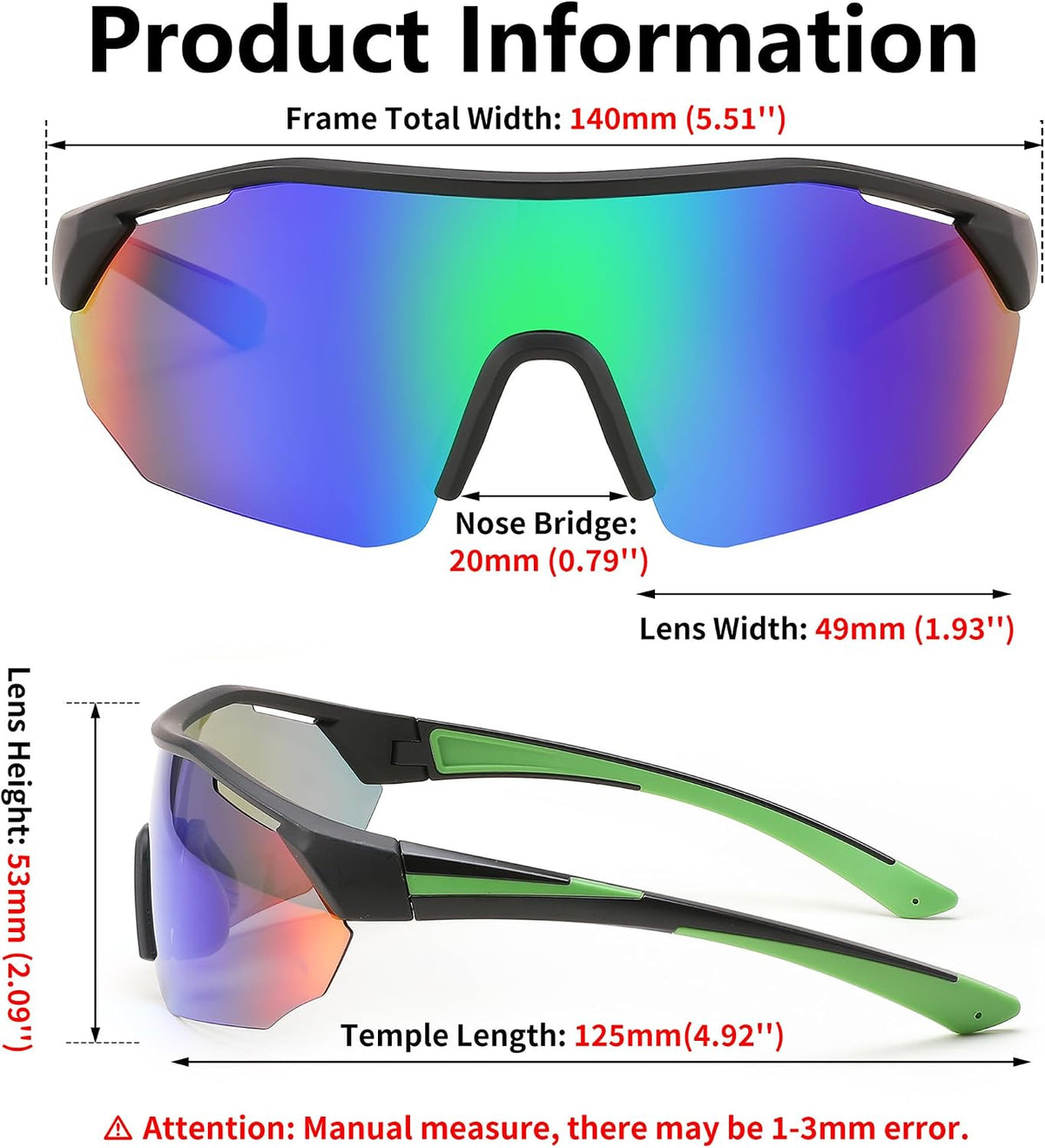 ÉÌƷͼƬ 42 | B0CNCBXTDV | FEISEDY Polarized Sunglasses Baseball Lightweight Frame Men Women Sports Cycling Sun Glasses for MTB UV400 Protection B0056