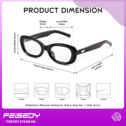 ÉÌƷͼƬ 32 | B0DD6M5F2B | FEISEDY Retro Oval Blue Light Blocking Glasses for Women Nerd Fake Glasses Y2k Small Eyewear Frame B0229