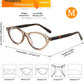 商品图片 24 | B0GV3QRRGW | FEISEDY Oval Cat Eye Blue Light Blocking Glasses for Women Clear Lens B0395