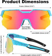 ÉÌƷͼƬ 4 | B0DPX8G9RG | FEISEDY Polarized Sports Sunglasses for Men and Women,UV400 Baseball Sunglasses Youth Cycling Softball Goggles B0206