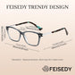 商品图片 25 | B0FZT81LLR | FEISEDY Blue Light Glasses for Women Men TR90 Computer Phone Gaming B0370 | Blue Light Blocking Glasses, Anti Eyestrain and Glare, Soft Comfortable Fit with Spring Hinges