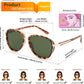 商品图片 23 | B0FPQ6L6K1 | FEISEDY Retro Polarized Aviator Sunglasses for Women Men B0259