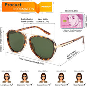 ÉÌƷͼƬ 23 | B0FPQ6L6K1 | FEISEDY Retro Polarized Aviator Sunglasses for Women Men B0259