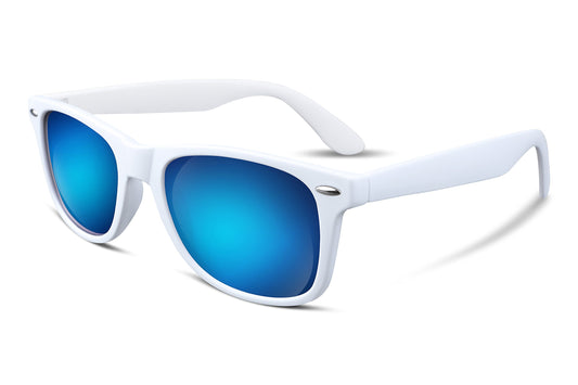 FEISEDY Classic Square Retro Polarized Sunglasses Women Men 80s Sun Glasses Trendy UV400 B1858