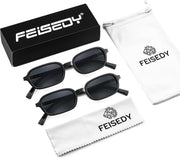 ÉÌƷͼƬ 16 | B0DX1678RX | FEISEDY Retro Rectangular Sunglasses for Women Men 90s Small Vintage Fashion Square Sunnies B0282