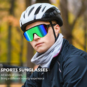 ÉÌƷͼƬ 21 | B0D5D4T92Q | FEISEDY Sports Sunglasses for Men and Women,Oversized One Piece Reflective Lens Cycling Sunglasses B0178