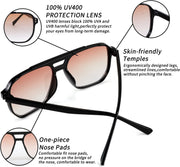 ÉÌƷͼƬ 51 | B0B3XKHTR1 | FEISEDY Retro Square Aviator Sunglasses Women Men 70s Vintage Trendy Plastic Frame Sun Glasses B2835
