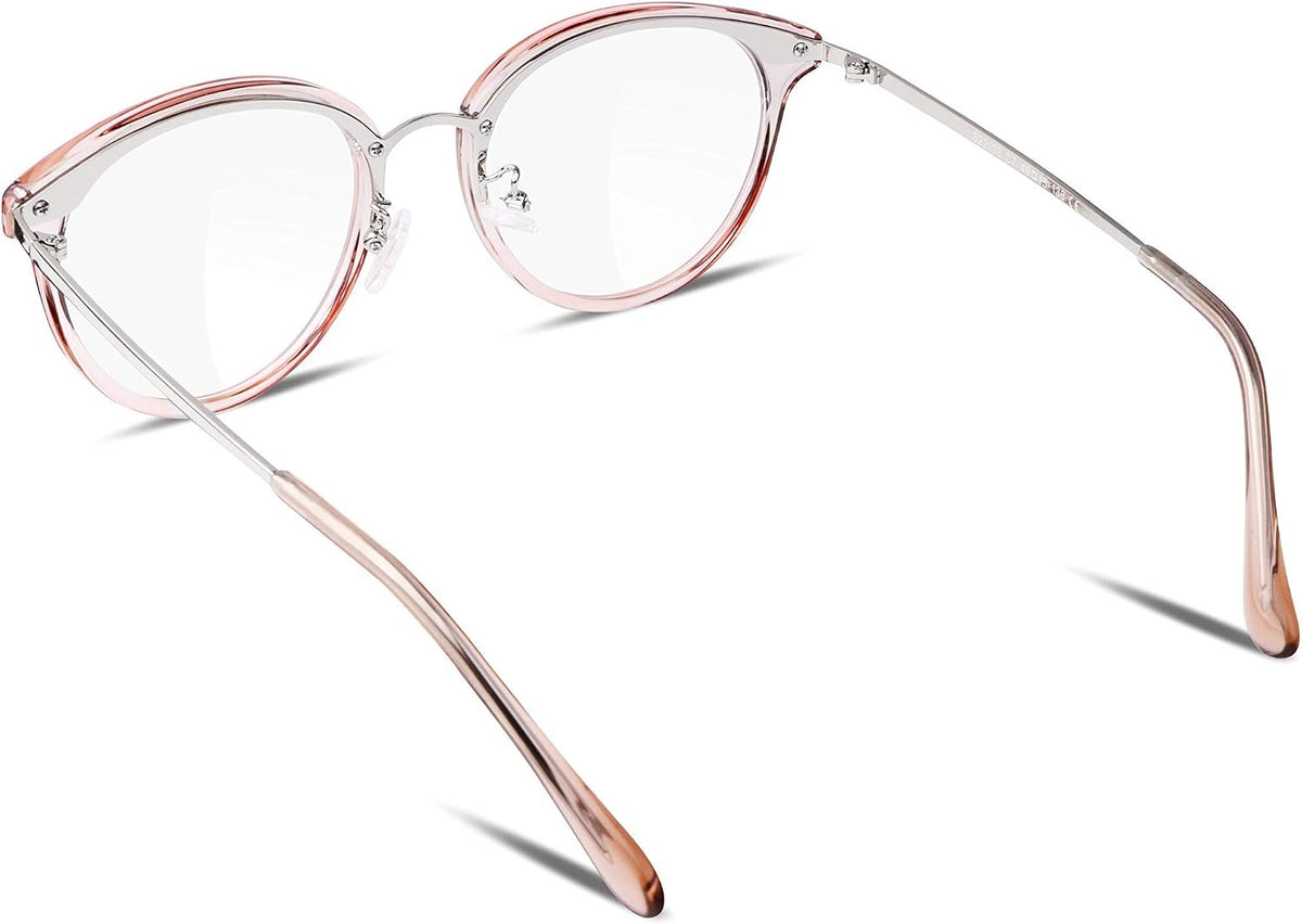 商品图片 3 | B07D1YJSTB | FEISEDY Women Vintage Glasses Frames Round Eyewear Clear Lens B2260