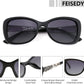 商品图片 33 | B0D2RBKKPD | FEISEDY Polarized Women Sunglasses Retro Shades Photochromic Lens Sparkling Crystal Sunglasses UV400 Protection B0144