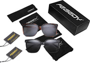 ÉÌƷͼƬ 13 | B0871BKMTN | FEISEDY Oversized Polarized Sunglasses - UV400 Protection, Square Fashion Sun Glasses for Outdoor & Daily B2600