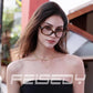 商品图片 11 | B0DD6M5F2B | FEISEDY Retro Oval Blue Light Blocking Glasses for Women Nerd Fake Glasses Y2k Small Eyewear Frame B0229