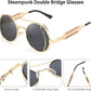 商品图片 24 | B0BD4MSMZQ | FEISEDY Aviator Sunglasses for Men Women Steampunk Round Metal Frame B2351