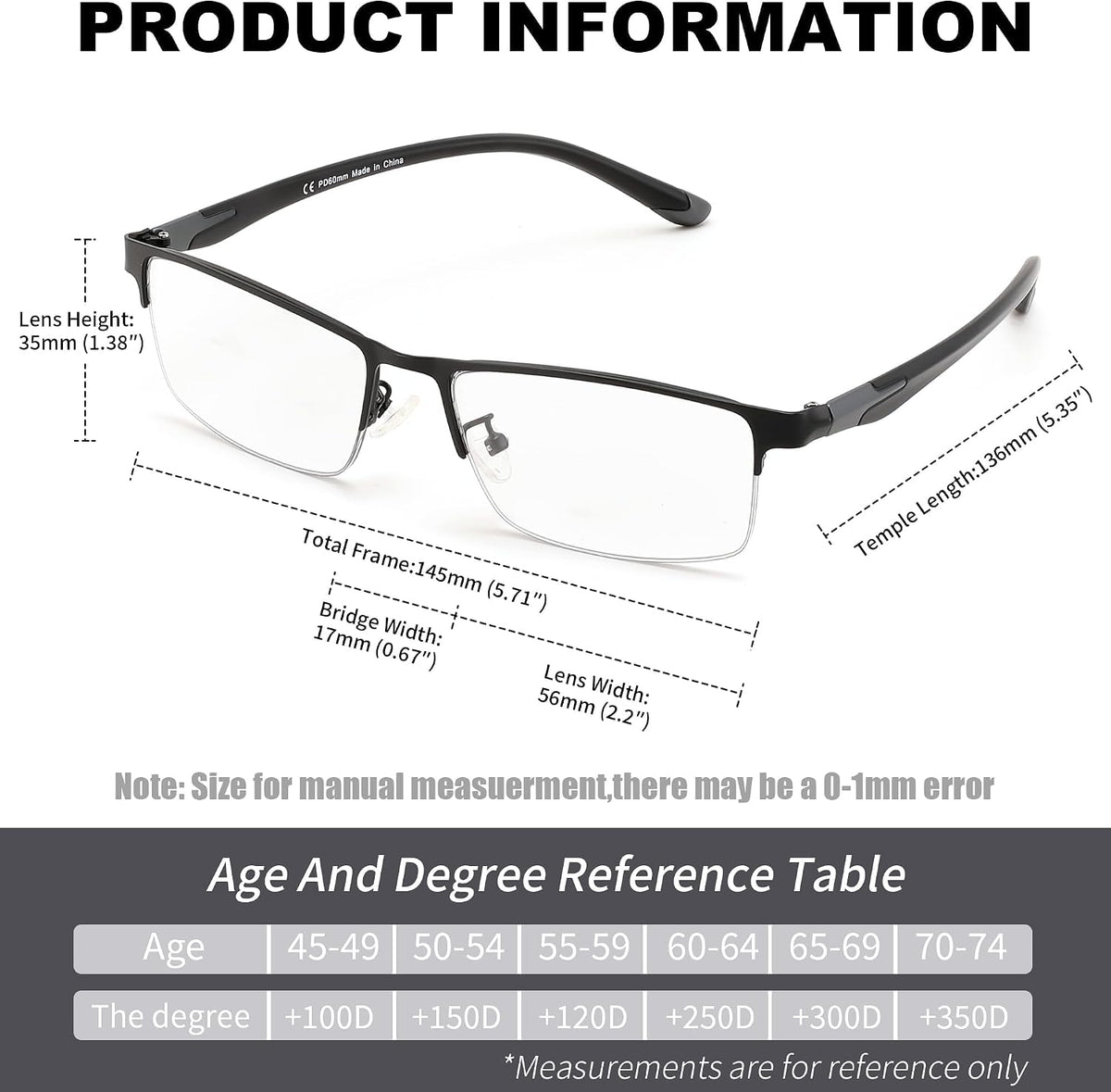 ÉÌƷͼƬ 4 | B0GKND8PKN | FEISEDY Photochromic Multifocal Progressive Reading Glasses B1388