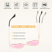 ÉÌƷͼƬ 60 | B0BP6HX1R6 | FEISEDY Polarized Heart Sunglasses Women Men Metal Frame Cute Lovely Glasses UV400 Protection B2375