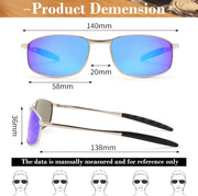 ÉÌƷͼƬ 34 | B07GSRV2H5 | FEISEDY Rectangle Polarized Square Sunglasses for Men Women B2444
