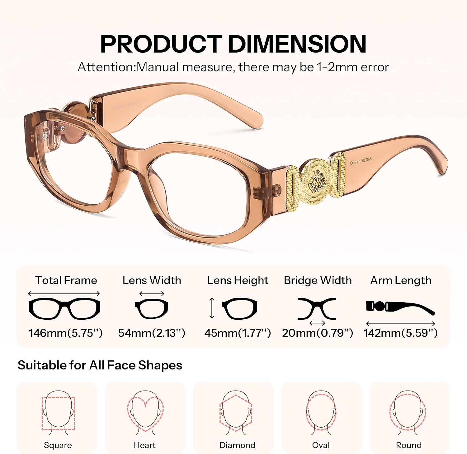 商品图片 35 | B0G34Q5S98 | FEISEDY Retro Trendy Narrow Blue Light Glasses for Women Men B0316 | Vintage 90s Small Square Eyeglasses,Blue Light Blocking