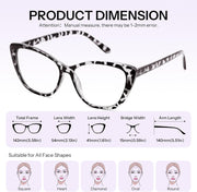 ÉÌƷͼƬ 11 | B0G8D97VW9 | FEISEDY 3 Pack Cat Eye Reading Glasses Blue Light Blocking Women/Men B0374
