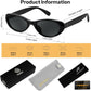 商品图片 35 | B0H6WC71MZ | FEISEDY Retro Oval Polarized Sunglasses for Women Cat Eye TR90 Shades B0460