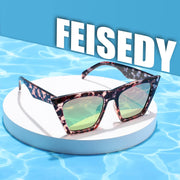 ÉÌƷͼƬ 153 | B0C5378735 | FEISEDY Vintage Square Cat Eye Sunglasses Women Trendy Cateye Sunglasses B2473