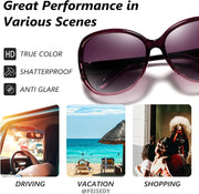 ÉÌƷͼƬ 21 | B08S7G8RRP | FEISEDY Oversized Polarized Sunglasses Women Men Large Shades B2730