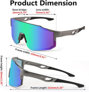 ÉÌƷͼƬ 64 | B0DTYL7JBV | FEISEDY Sports Sunglasses for Men, Women and Teens - Baseball, Biking, Cycling UV400 Protection B2388