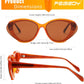 商品图片 32 | B0D6YJVTMS | FEISEDY Retro Polarized Cat Eye Sunglasses Women Trendy Mirrored Classic Designer Sunglasses UV Protection B0197