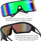 商品图片 18 | B0D3PKKSD9 | FEISEDY Trendy Futuristic Wrap Sunglasses Flat Top Mirrored One Piece Lens Reflective Sun Glasses for Women Men B0161