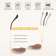 ÉÌƷͼƬ 38 | B0BP6HX1R6 | FEISEDY Polarized Heart Sunglasses Women Men Metal Frame Cute Lovely Glasses UV400 Protection B2375
