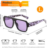 ÉÌƷͼƬ 20 | B0D3M21LQ4 | FEISEDY Square Sunglasses for Women Men Rectangle Classic Sunglasses Designer Thick Frame Shades Sun Glasses UV400 B0166