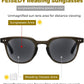 商品图片 30 | B0CSNK73XH | FEISEDY Round Reading Sunglasses for Men and Women Stylish Blue Light Blocking Readers B0113