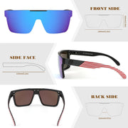 ÉÌƷͼƬ 43 | B0BZ4J86KV | FEISEDY Polarized Sunglasses for Men, Z87 Oversized Square Flat Top B2990