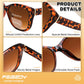 商品图片 21 | B0GSZX5N57 | FEISEDY Cat Eye Bifocal Sunglasses Reader for Women UV400 Protection B0352