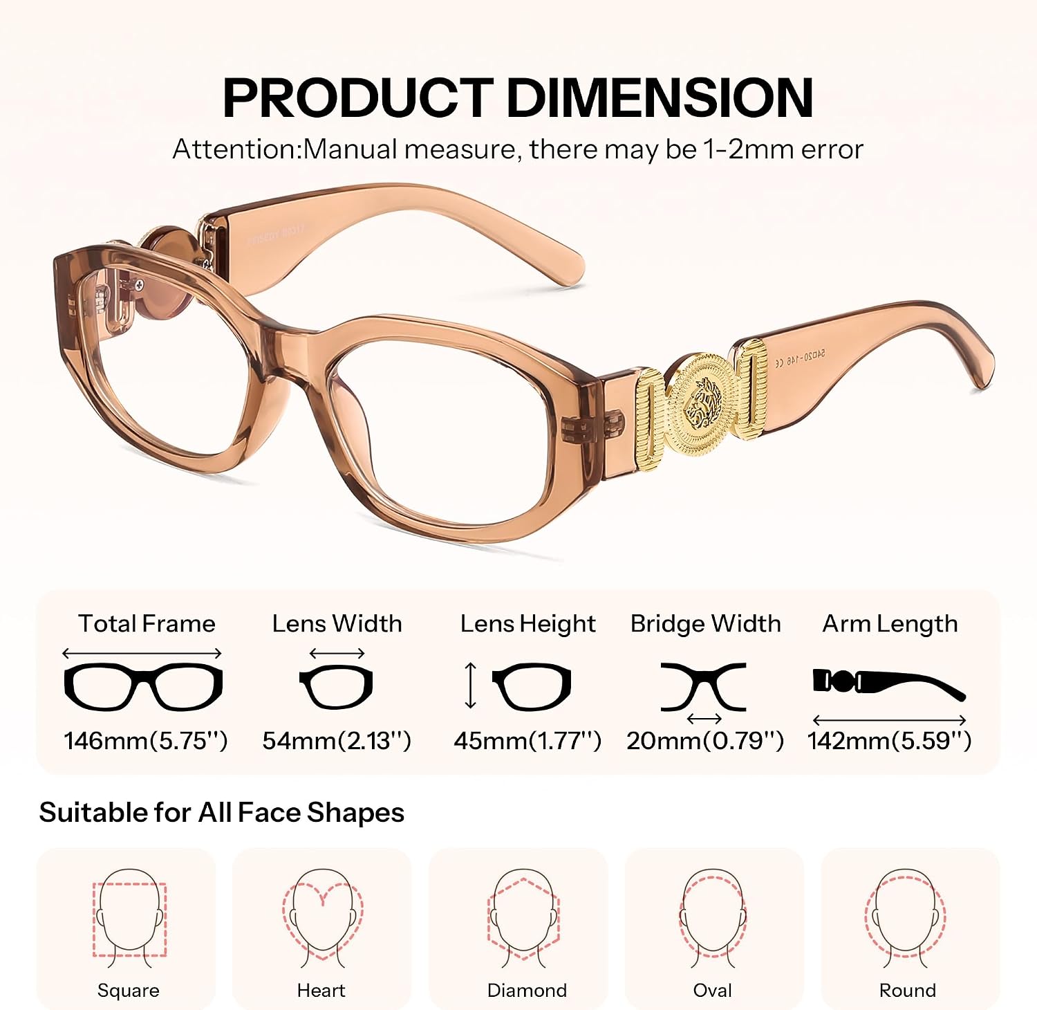 商品图片 15 | B0G34MVJQC | FEISEDY Trendy Blue Light Reading Glasses for Women and Men B0317 | Vintage 90s Anti-Glare Readers