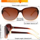 商品图片 42 | B0FZKDK786 | FEISEDY Polarized Sunglasses for Women Classic Vintage UV400 Shade | Trendy Square Wraparound Ladies Sun Glasses B0309