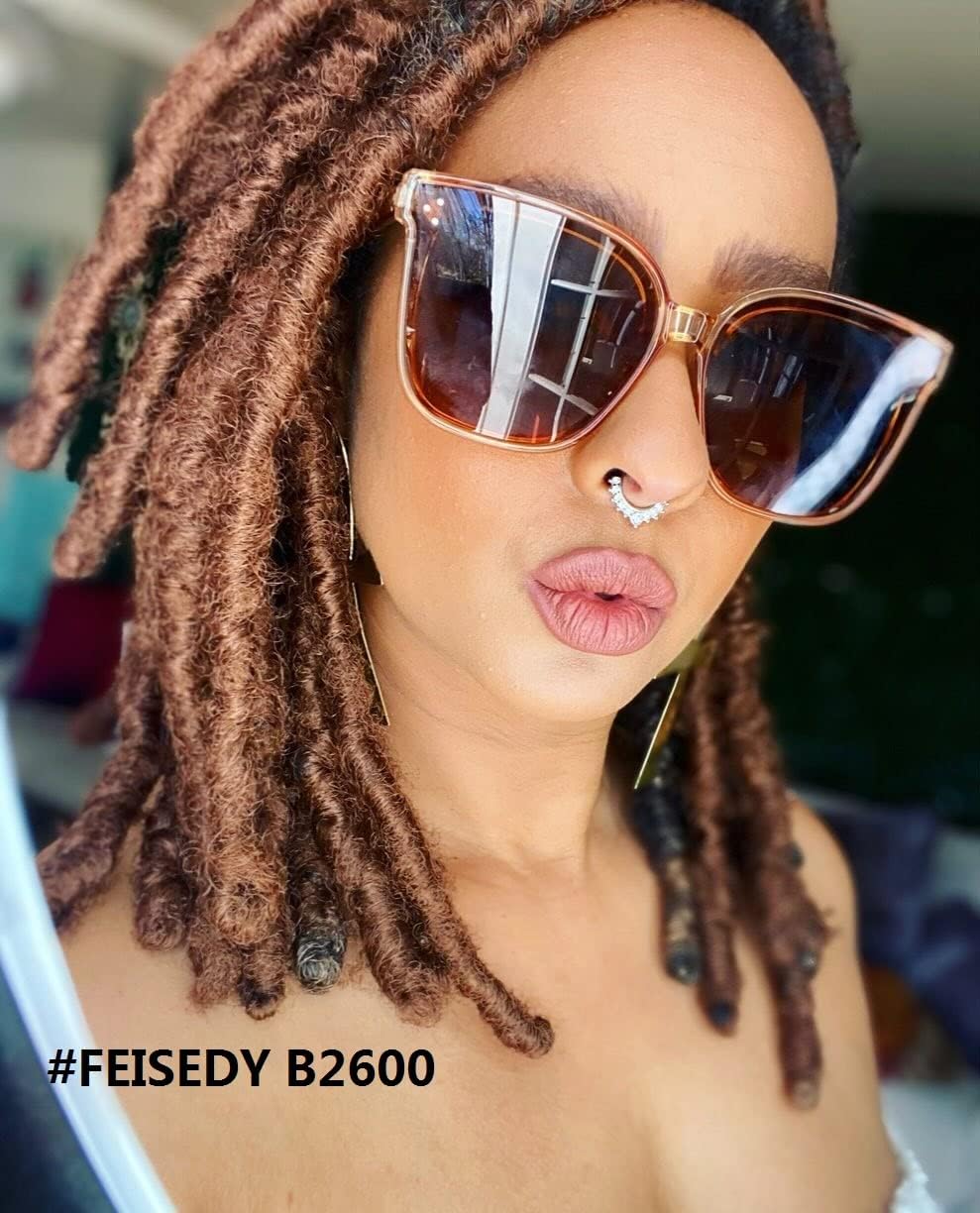 商品图片 41 | B0871BKMTN | FEISEDY Oversized Polarized Sunglasses - UV400 Protection, Square Fashion Sun Glasses for Outdoor & Daily B2600