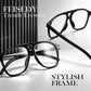 商品图片 3 | B0HCMPWV5X | FEISEDY Oversized Aviator Fashion Glasses for Women Men, Tortoise Trendy Eyeglasses, Retro Eyewear Frame for Daily Wear B0426