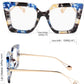 商品图片 61 | B08DF5QRXC | FEISEDY Oversized Square Blue Light Blocking Glasses Eye Strain Glare Pearl Inlay Arm Cat Eye Fashion Eyewear B2639
