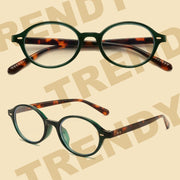 ÉÌƷͼƬ 10 | B0DJ4YNFXZ | FEISEDY Vintage Oval Blue Light Glasses for Women Men Stylish Lightweight 90s Eyeglasses Fake Nerd Y2k Eyewear Frame B0242