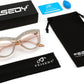 商品图片 36 | B0BLH5NHK8 | FEISEDY Diamond Blue Light Blocking Glasses Cat Eye Rhinestone Women Oversized Anti Eyestrain Computer Glasses Frame B2358