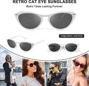 ÉÌƷͼƬ 32 | B08B8G5GR9 | FEISEDY Retro Cat Eye Sunglasses Women Men Vintage Small Cateye UV400 Sunglasses B2617