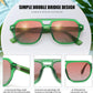 商品图片 51 | B0DSH2BVX5 | FEISEDY Polarized Aviator Sunglasses Men Women, Retro 70s Style Design - UV400 Protection, Driving & Daily Wear B0203