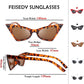商品图片 30 | B079KYQYT3 | FEISEDY Small Cat Eye Sunglasses Vintage Square Shade Women Eyewear B2291