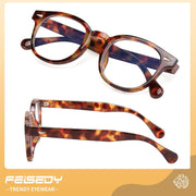 商品图片 12 | B0BRZ8QG4K | FEISEDY Retro Vintage Round Blue Light Blocking Glasses Classic Eyewear Frame for Women Men B2349