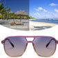 商品图片 79 | B09J8999GR | FEISEDY Retro Square Aviator Sunglasses Women Men 70s Vintage Trendy Plastic Frame Sun Glasses B2835