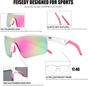 ÉÌƷͼƬ 73 | B07JZ18KMZ | FEISEDY Kids Polarized Sports Sunglasses, TR90 UV400 Baseball Cycling