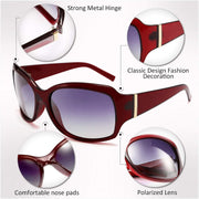 ÉÌƷͼƬ 18 | B07XNYV3GC | FEISEDY Polarized Oversized Sunglasses for Women Men, Classic Rectangle Wrap Around Large Frame UV400 Protection B2504