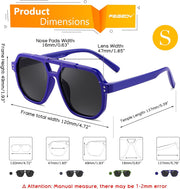 ÉÌƷͼƬ 4 | B0CNCP979D | FEISEDY Kids Polarized Sunglasses for Boys Girls Aviator Sunglasses Lightweight Flexible UV400 Protection Age 3-12 B0045