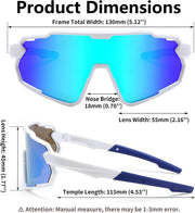 ÉÌƷͼƬ 6 | B0D6XZ67Q2 | FEISEDY Kids Teens Baseball Polarized Sunglasses Lightweight Frame UV400 Sports Cycling Shades for Boys Girls B0190
