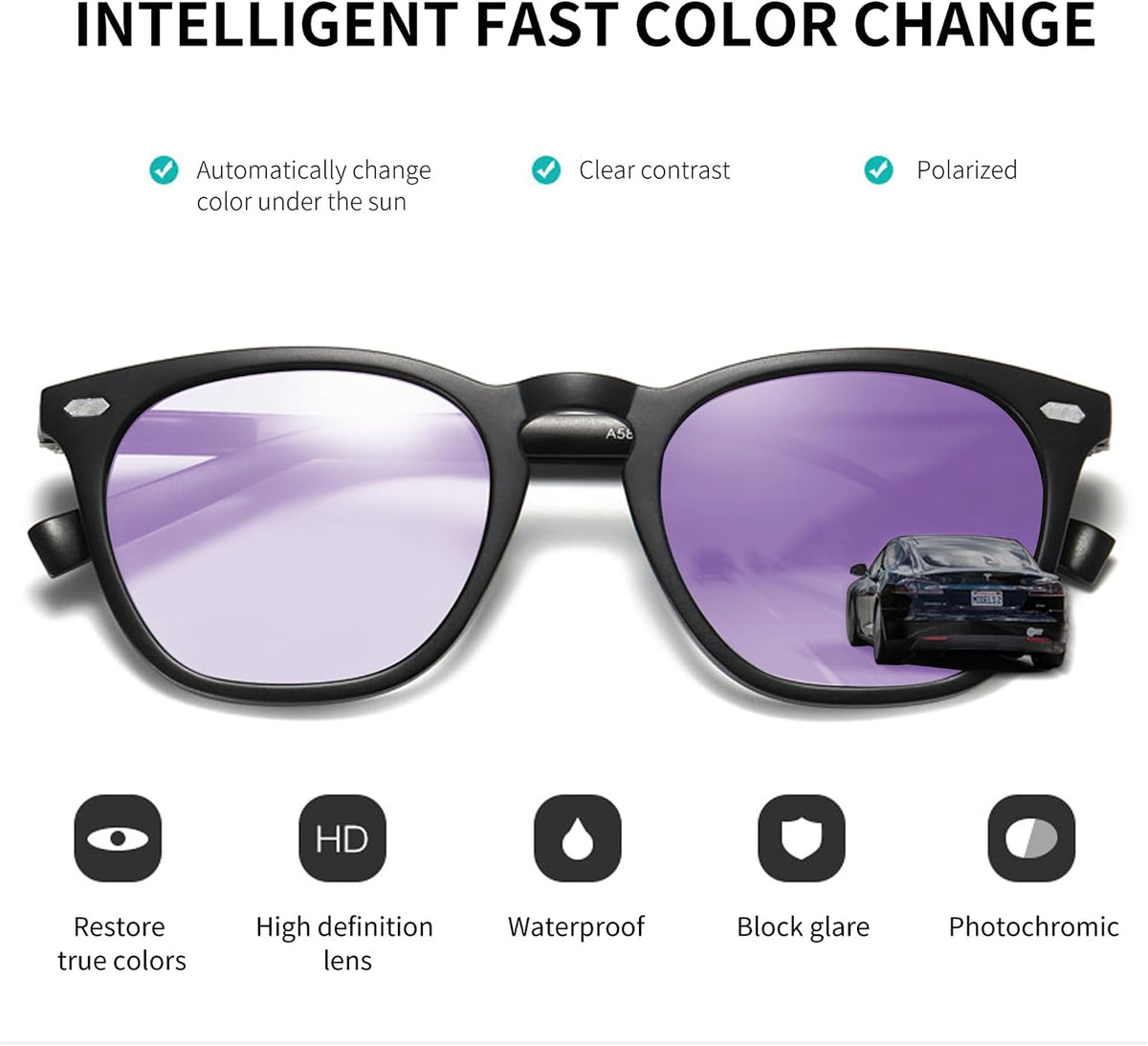 ÉÌƷͼƬ 9 | B09Y8T9BLR | FEISEDY Men Sunglasses, Driving Photochromic Polarized Sunglasses, Outdoor Sport Cycling Fishing UV400 B1062