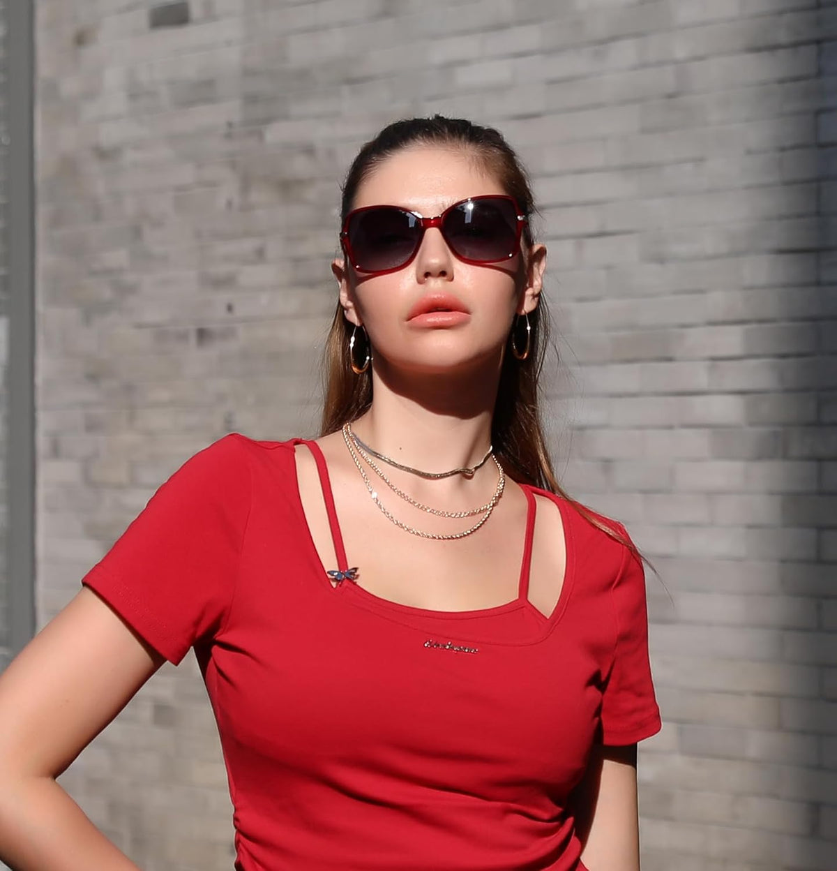 ÉÌƷͼƬ 41 | B09KC567VY | FEISEDY Womens Polarized Sunglasses UV400 Anti Glare Fashion Shades